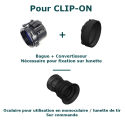 Monoculaire / Lunette de vision nocturne numérique HIKMICRO CHEETAH C32L avec télémètre laser