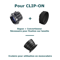 Module de vision nocturne numérique HIKMICRO CHEETAH (CLIP-ON) C32