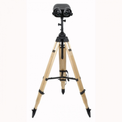 Jumelles géantes bi-oculaires 25x et 40x DIGITAL OPTIC EGEON avec son trépied en bois